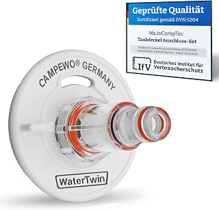 Tec4Camp® WATERTWIN-PRO 3-Pin D:78 | Adapter mit Filter für Wassereinfüllstutzen | Gardena kom…