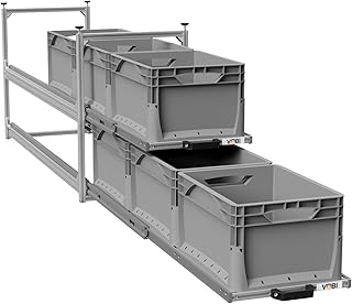 VOBI Wohnmobil Regal System Tower 1-1200, 388×1205 mm, 2 Auszüge