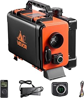 VEVOR Dieselheizung Lufterhitzer 8 kW DC 12 V/24 V tragbare Standheizung (All in One) mit Fernbed…