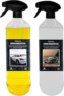 1+1 Liter Cabrioverdeck Imprägnierung AP12 Versiegelung Reinigung AP30 Pflege Set Cabriodach fü…