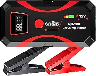 Starthilfe Powerbank für Pkw, 2000A 12V Auto Starthilfe Powerbank, Jumper Starter mit LCD Bildsc…