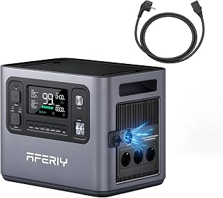 AFERIY 2800W2048Wh Tragbare Powerstation, Erweiterbar auf 10240Wh, Camping