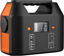 SinKeu Powerstation 97,68Wh mit 150W AC-Steckdose Für Camping und Notfälle