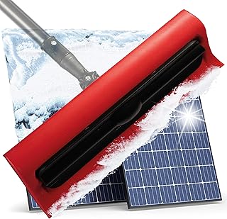 toolmacher Photovoltaik Schneeschieber [ROBUSTES SPEZIALGEWINDE] Schneeschaufel für Photovoltaik…