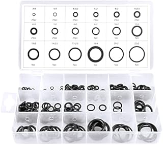 225 tlg. Set Dichtungsringe, O-Ring Sortiment, Dichtungen für Wasserhahn Sanitärwartung,18 Grö…