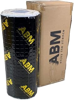 ABM Gold 2 mm, 2 m² selbstklebende Alubutyl Anti-Dröhnmatte Auto