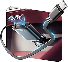 LISEN 57W Zigarettenanzünder USB C, KFZ Ladegerät USB C, Auto Ladegerät, 12V USB Adapter Auto …