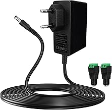 12V Netzteil 2A – AC Adapter Netzteil 12V Eingang 200-240V, 2 Meter Kabel, Ausgang DC 12V 2A 24W …