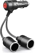 Zigarettenanzünder Verteiler, Adapter Zigarettenanzünder Steckdose,1 bis 2 KFZ Auto Zigarettena…