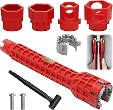 Armaturenschlüssel, 14 in 1 Wasserhahn Schlüssel, Standhahnmutterschlüssel, Multifunktionaler …