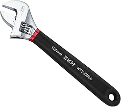 ZKH 150mm Schraubenschlüssel,Verstellbarer Rollgabelschlüssel Adjustable Wrench Einmaulschlüss…