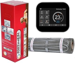 elektrische Fußbodenheizung FOXYMAT.SL RAPID (200 Watt pro m²) mit Thermostat FOXYREG SPS, Komp…