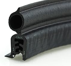 SMI-Dichtungsprofil DO26 für 1,5-3,5mm EPDM Moosgummi/Vollgummi mit Stahleinlage selbstklemmend …
