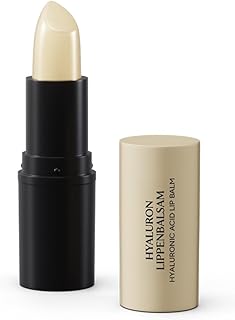 JUNGLÜCK Hyaluron Lippenbalsam Transparent – Vegan | Getönter Lippenpflegestift mit dezentem Va…