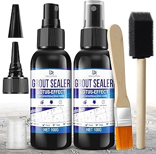 Fugen und Fliesen Imprägnierung für Dusche & Bad – Wasserfest Fugenversiegelung Spray 200ml, 2-…