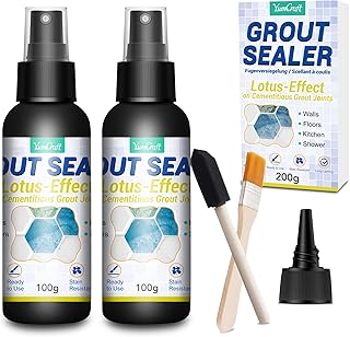 Fugenversiegelung 200ml, Transparent Wasserfester Dichtstoff in Profiqualität für Wand, Dusche,…