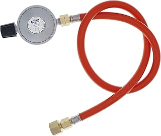 METER STAR 1LB Propangasflasche und Kleiner Butankanister Einstellbares Reglerset mit Schlauch 80…