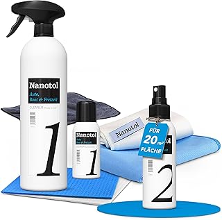 Nanotol Auto, Boot & Freizeit Set – Nanoversiegelung & Keramik-Polymer-Hybrid-Beschichtung für G…