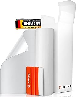 Luxshield Lackschutzfolie 12x100cm für Auto, Motorrad, Bike – Schutzfolie transparent glänzend,…