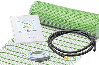Komplett-Set elektrische Fußbodenheizung UltraPro 160 für Fliesen, Naturstein mit Thermostat RT…