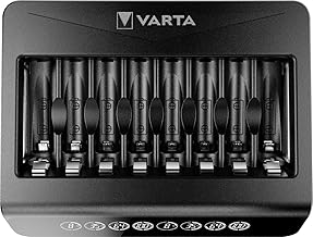 VARTA Akku Ladegerät, Batterieladegerät für wiederaufladbare AA/AAA, bis zu 8 Akku, LCD Multi …