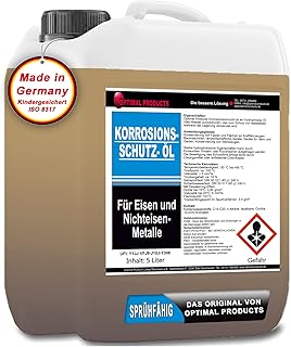 Optimal Products Korrosionsschutzöl 5l I Sprühöl Korrosionsschutz mit rosthemmender Wirkung I …