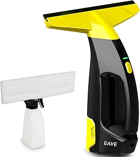 EAVE Fenstersauger Set, Akku Fenstersauger mit 45 Minuten Akkulaufzeit, Fensterreiniger Elektrisc…