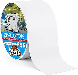 TAPEBEAR RV Dichtungsband, wasserdicht & UV-beständig (10cmx15m): Dichtet Dachlecks an Wohnmobil…
