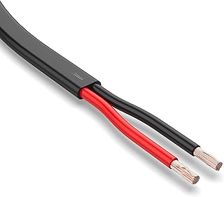 AUPROTEC KFZ Kabel 2×4,0 mm² 5m flach FLRYY I Flachkabel Schlauchleitung/Fahrzeugleitung Verschi…