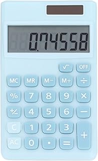 Solar- und Batterierechner, Großes LCD-Display, 8-stelliger Taschenrechner mit Schneller Tastenr…