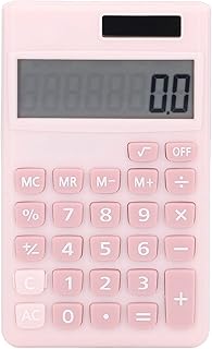 Solar- und Batterierechner, Großes LCD-Display, 8-stelliger Taschenrechner mit Schneller Tastenr…