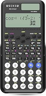 Wissenschaftlicher Taschenrechner 401 Funktion, 2-zeiliges Display, 10+2-stellig, Solar- und Batt…