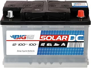 Solarbatterie 100Ah Big 12V Versorgungsbatterie Boot Caravan Wohnmobil Batterie