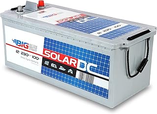 BIG Solarbatterie 12V 230Ah C100 (Versorgungsbatterie) – Professional Solar DC Batterie (12 Volt)…