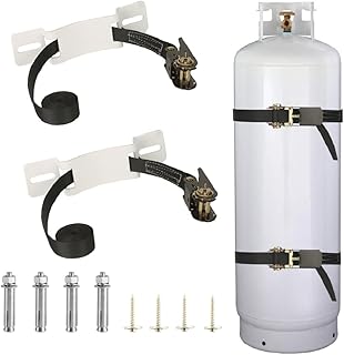 Propan-Tankhalter, Sauerstofftankhalter, Stickstoff-Gasflaschenhalter, mit 2 m Ratschenriemen und…