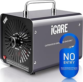 ICARE Ozongenerator 30000mg/h Ozongerät, Ozonisator Industrieller O3 Ozon Luftreiniger mit 120 M…