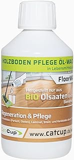 CatCup FloorWAX – BIO Holzpflegeöl & Parkettpflege – Nachhaltige Parkett Versiegelung – Natürli…