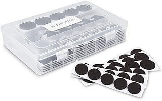Navaris Filzgleiter selbstklebend Möbel – Filz Gleiter Set 215-teilig – Bodenschutz Pads Stuhl F…