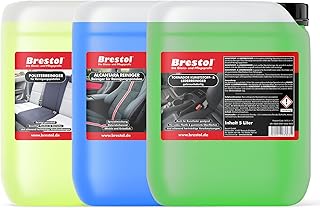 BRESTOL® Reiniger Set – 1x 5 Liter Alcantara Reiniger + 1x 5 Liter Kunststoff- & Lederreiniger +…