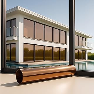 MARAPON ® Fensterfolie selbstklebend inkl. eBook mit Profitipps – Sichtschutzfolie Fenster mit A…