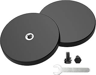 Magnetpro 2 Stück Starke gummiert Magnete Anti-Rutsch, Größe: Ø66 mm 30 KG Haftkraft, Magneti…