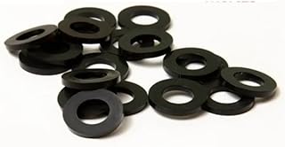 Befestigungsscheiben 20 teile/los M4 M5 M6 Schwarz Gummi Flache Dichtung O-Ring Dichtung Waschmas…
