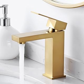 ARCORA Waschtischarmatur, Hochdruck Wasserhahn Bad aus 304 Edelstahl wassersparende Armatur Wasch…